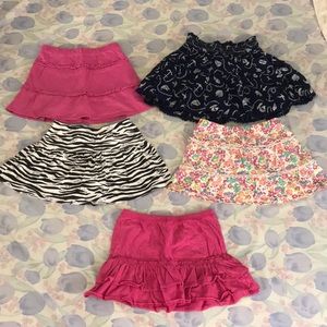 Skirts with shorts under